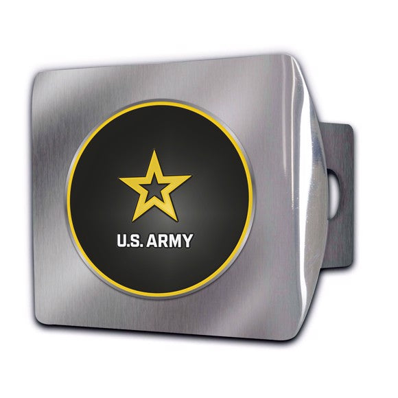 U.S. Army Hitch Cover (Chrome/Yellow)*