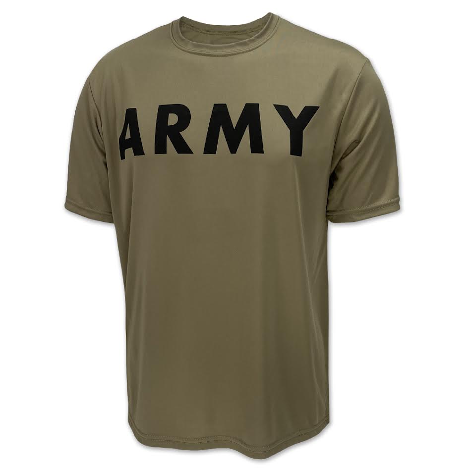 Army Logo Core Performance T-Shirt (Olive)