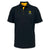 Army Era Color Placket Polo (Black/Gold)