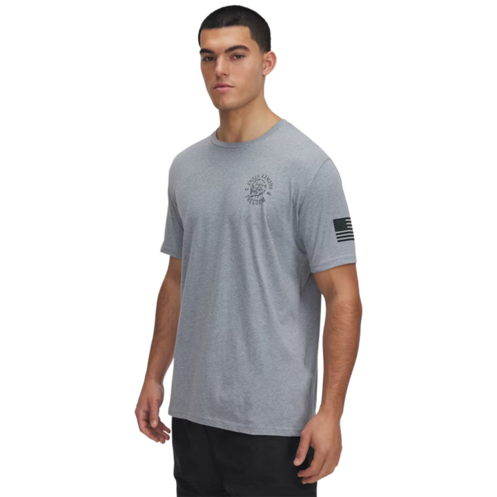 Under Armour Freedom Skull T-Shirt (Grey)