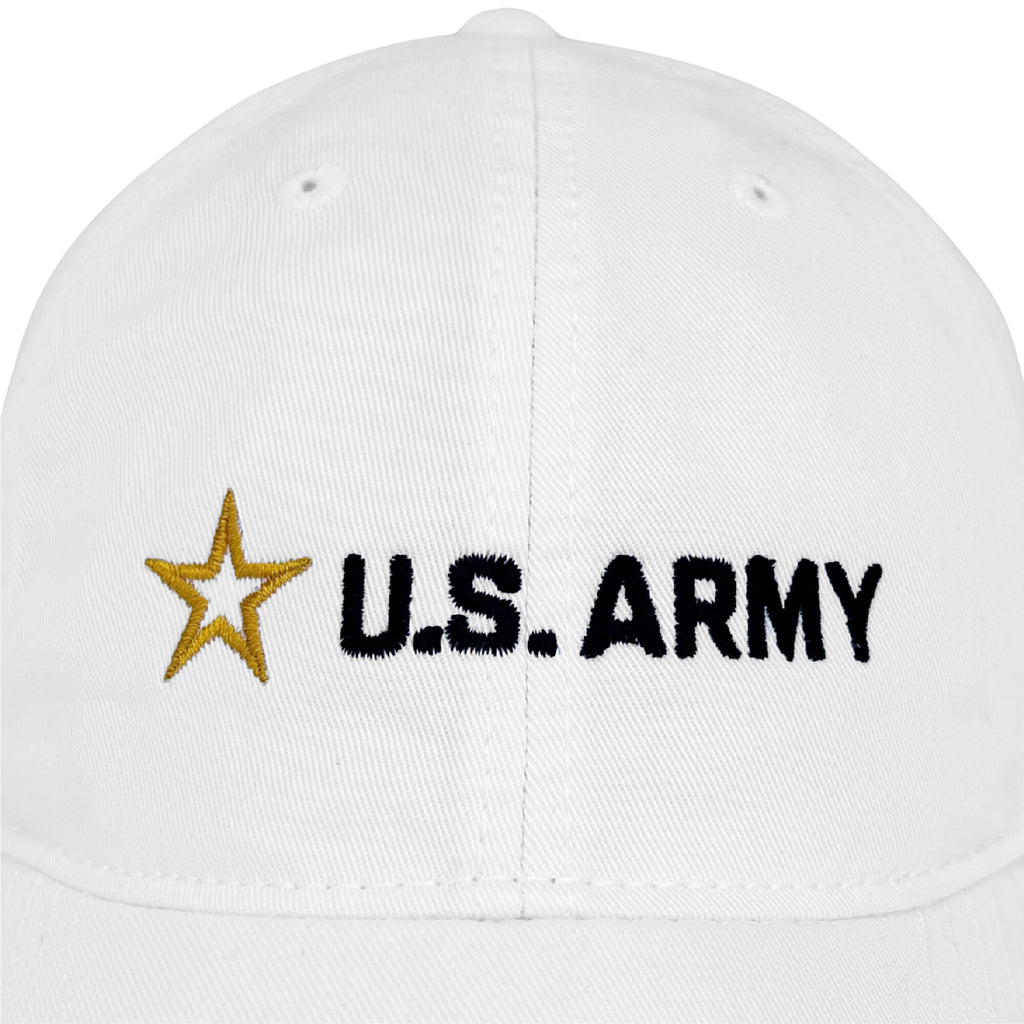 Army Star Logo Hat (White)