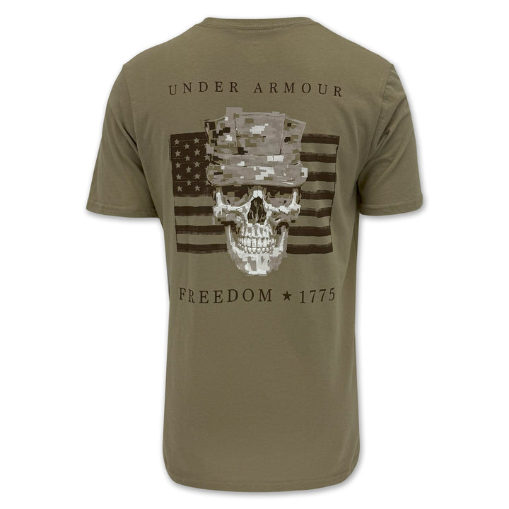 Under Armour Freedom By 1775 Skull T-Shirt (Tan)