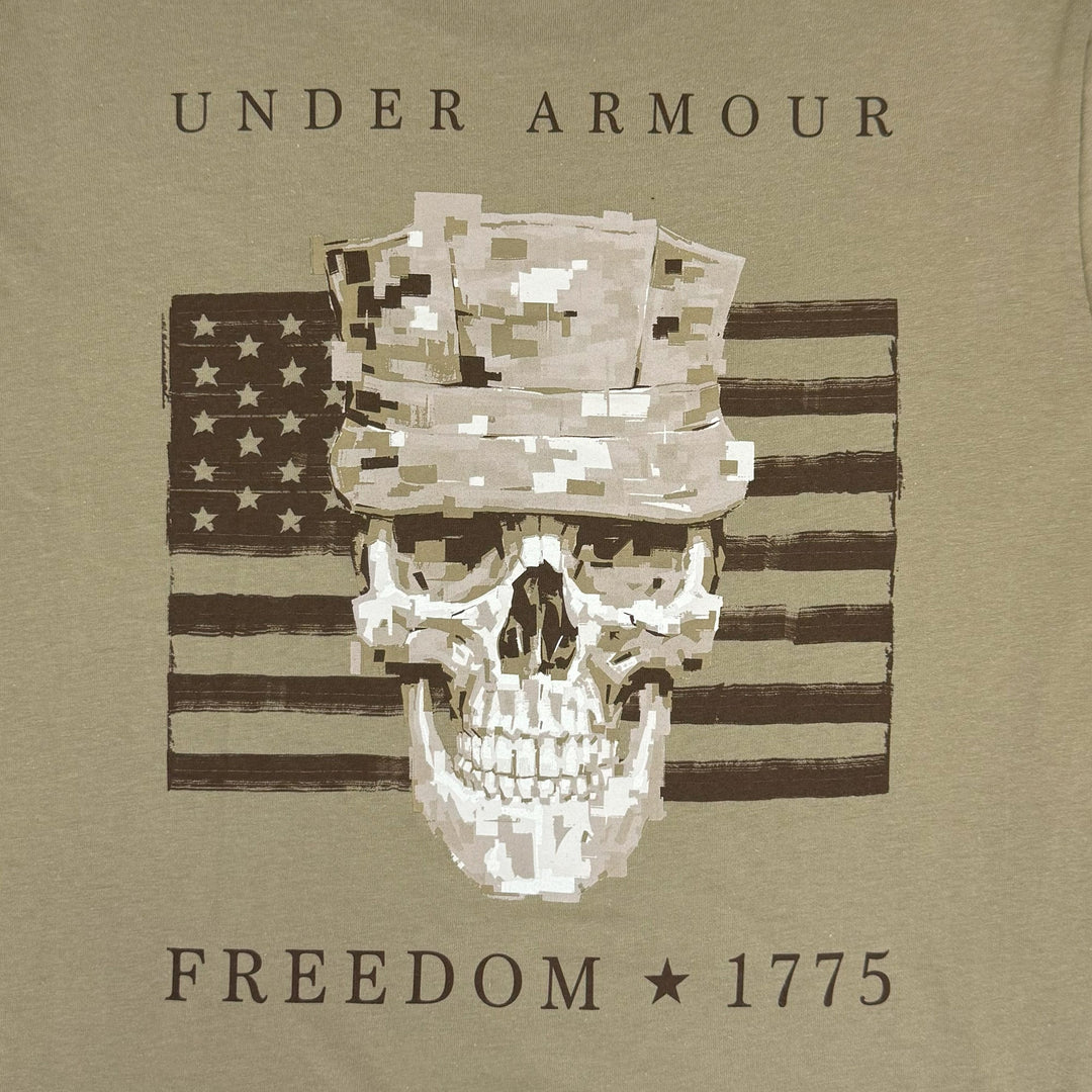 Under Armour Freedom By 1775 Skull T-Shirt (Tan)