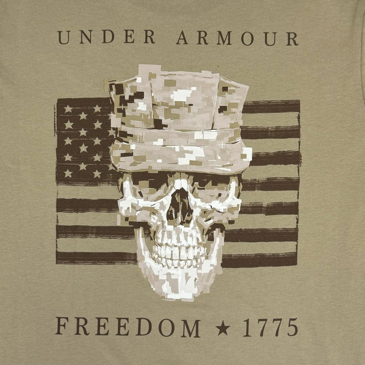 Under Armour Freedom By 1775 Skull T-Shirt (Tan)