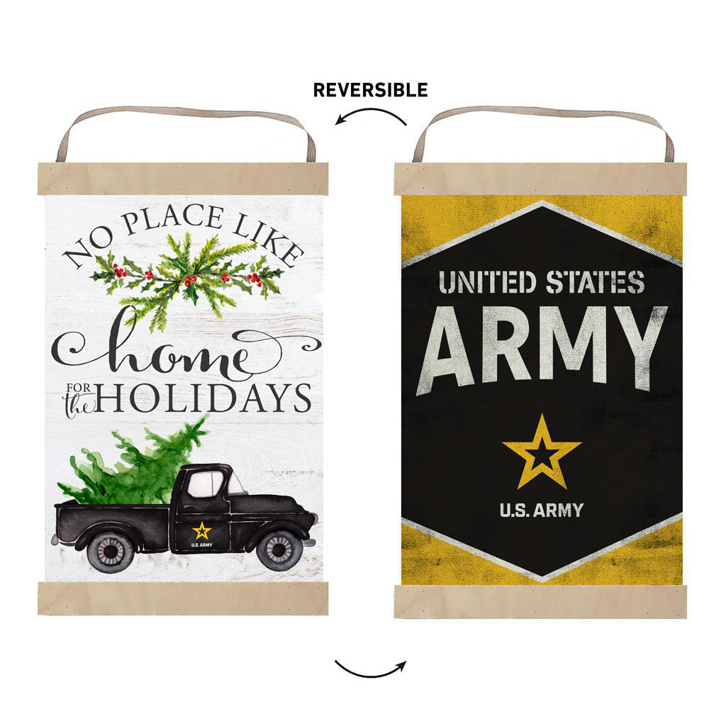 Army Home Christmas Reversible Banner