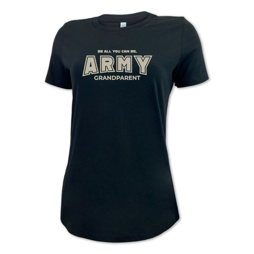 Army Grandparent Ladies T-Shirt (Black)