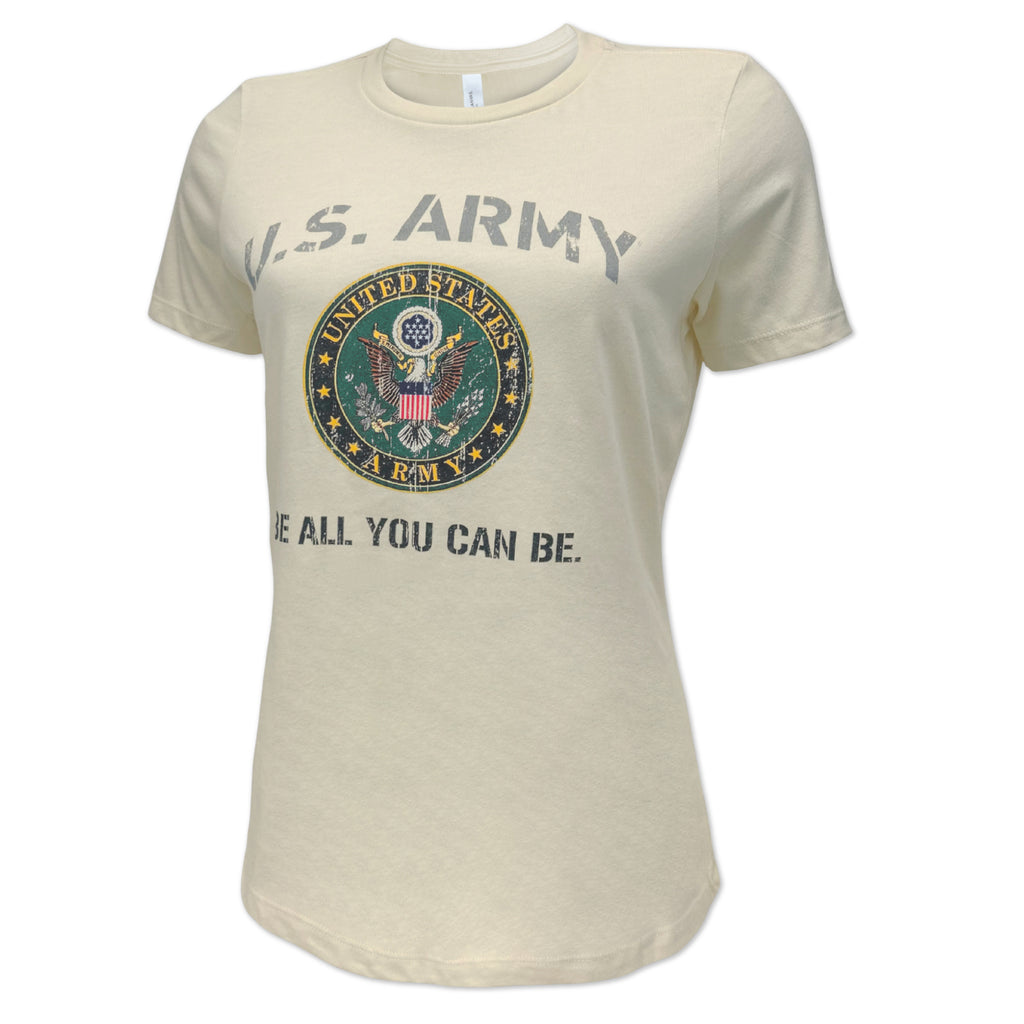 Army Ladies Vintage T-Shirt (Heather Natural)