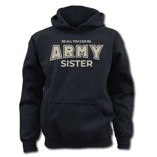 Army Sister Youth Hood (Black)