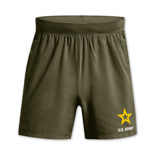 Army Star Men's Under Armour Tactical Academy 5in Shorts (OD Green)