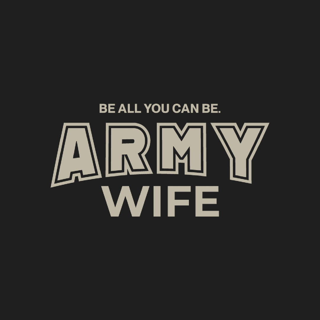 Army Wife Crewneck (Black)