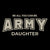 Army Daughter Ladies T-Shirt (Black)