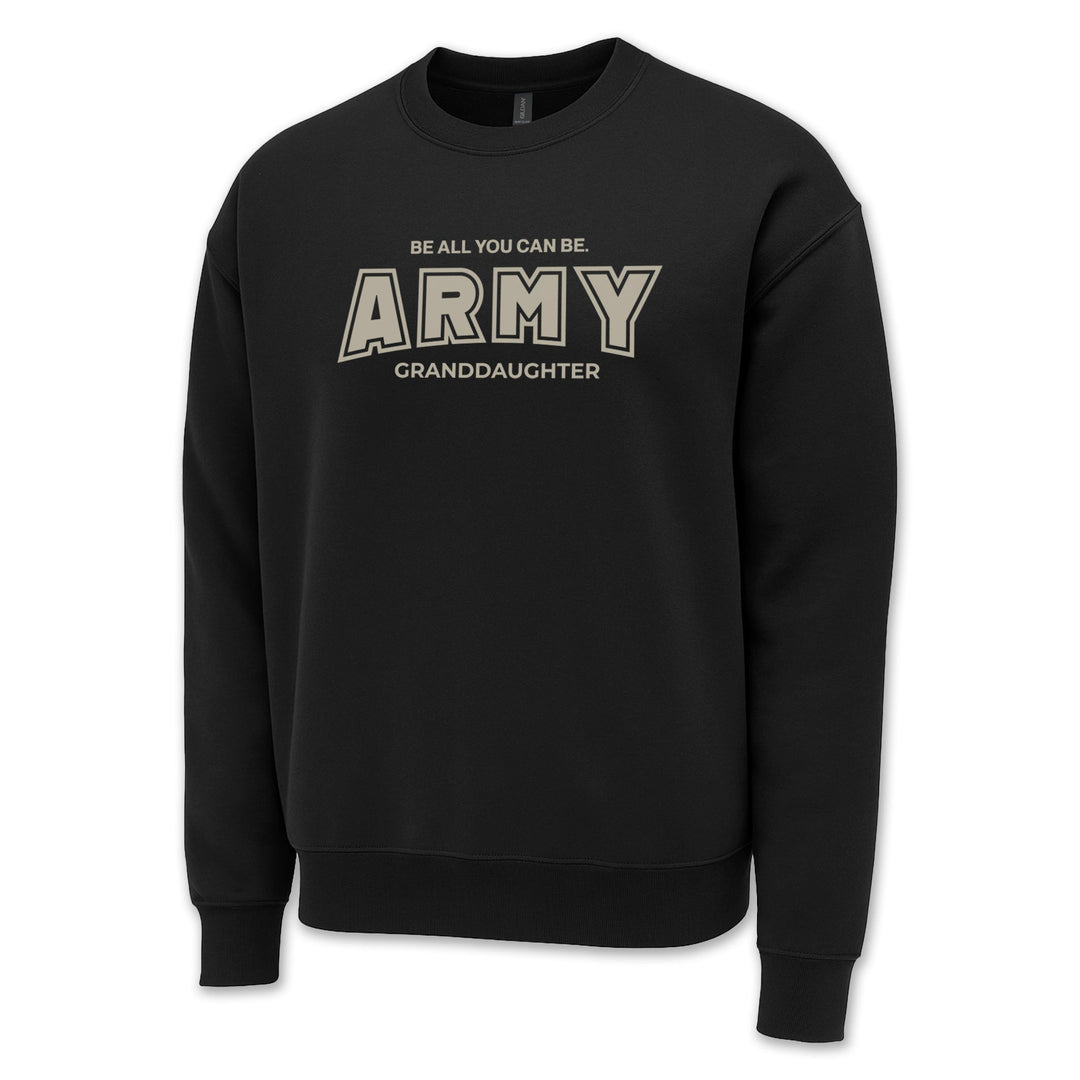 Army Granddaughter Crewneck (Black)