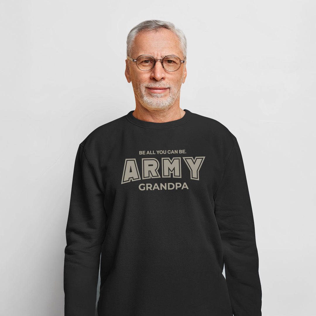 Army Grandpa Crewneck (Black)