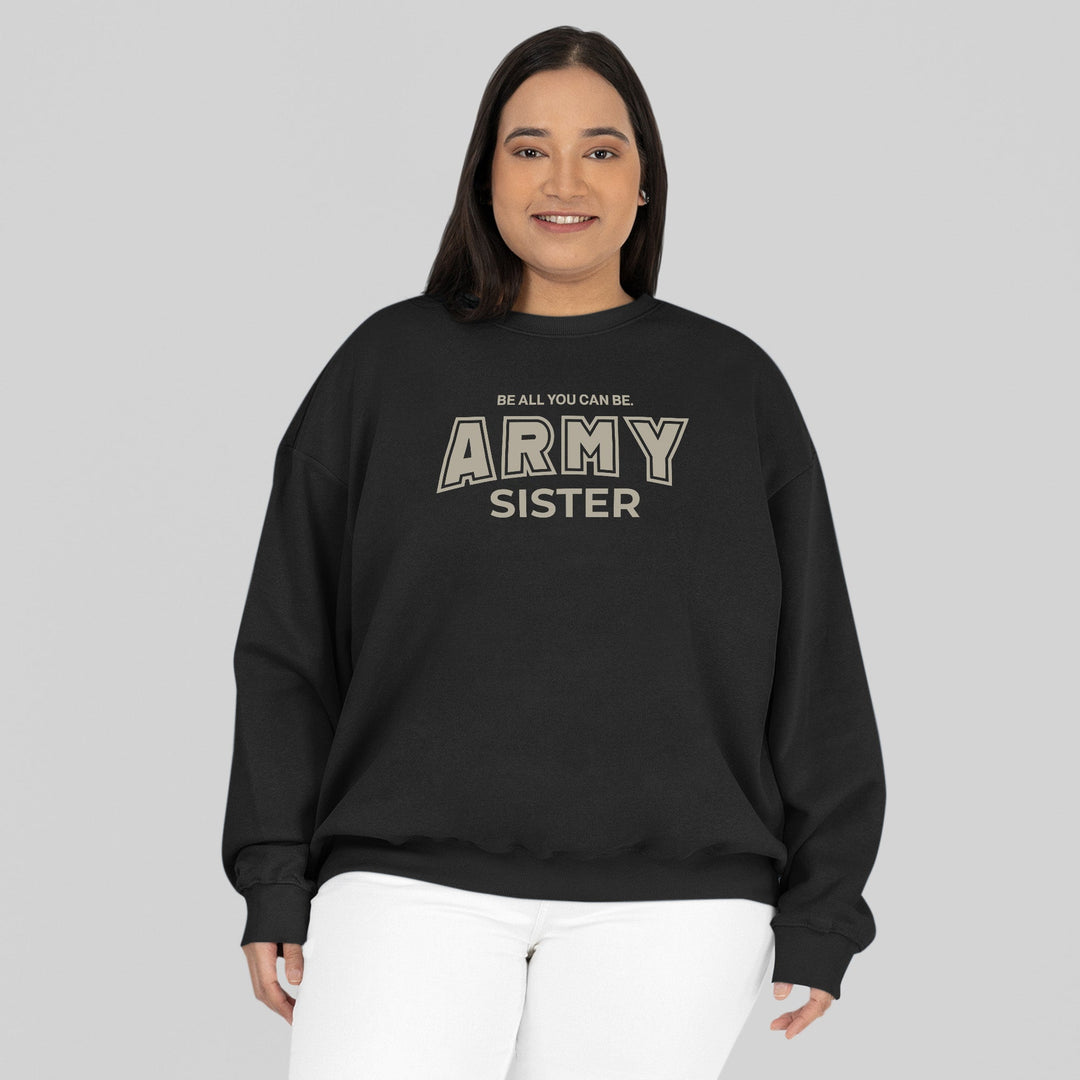 Army Sister Crewneck (Black)