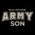 Army Son Youth T-Shirt (Black)