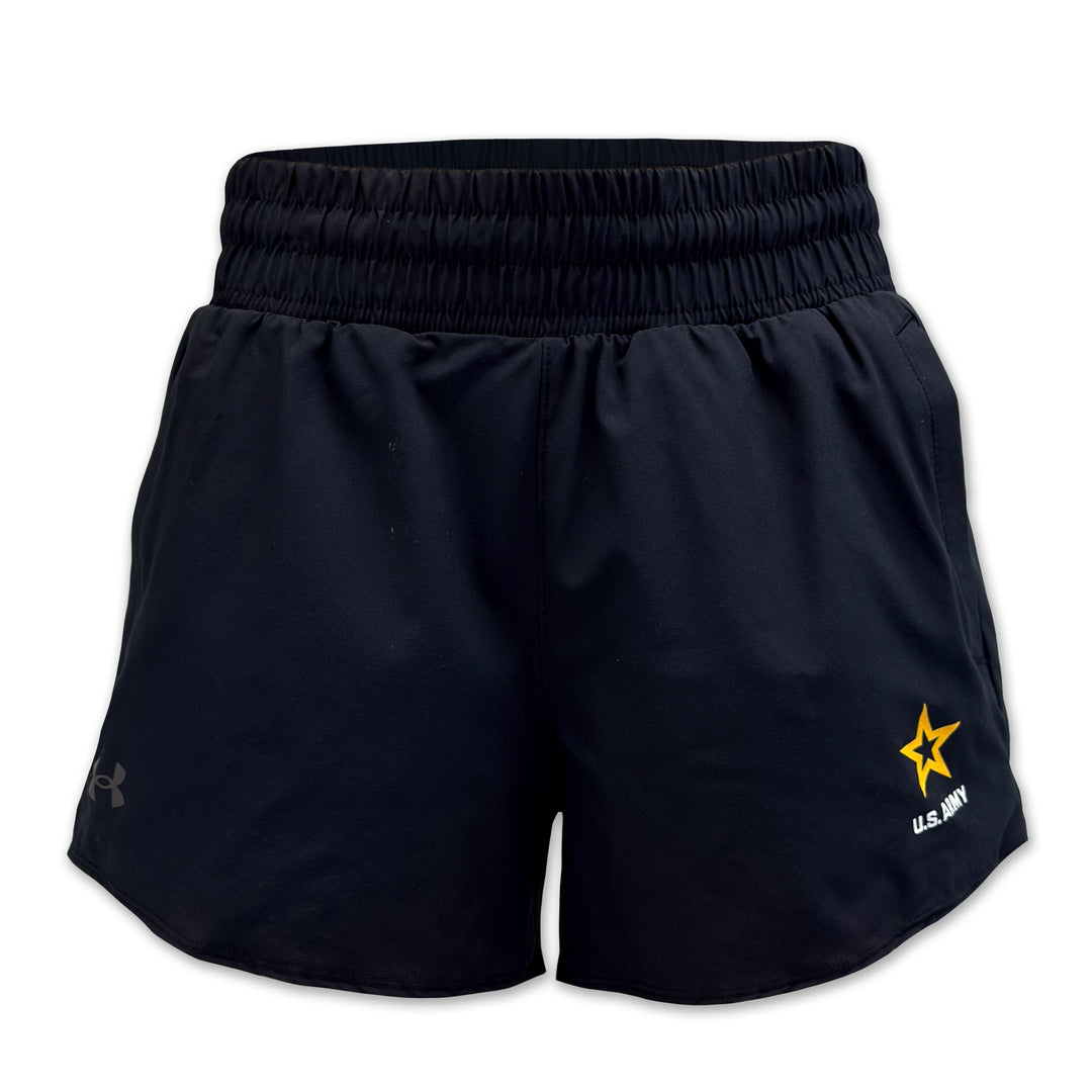 Army Star Women's Under Armour Flex Woven Short (Black)