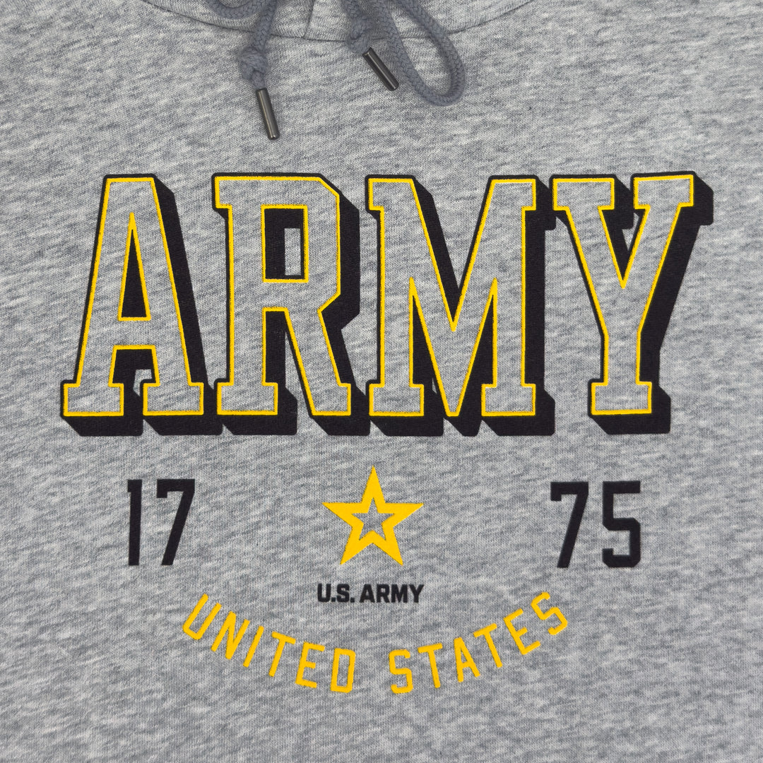 Army Under Armour 1775 Icon Fleece Hood (Grey)
