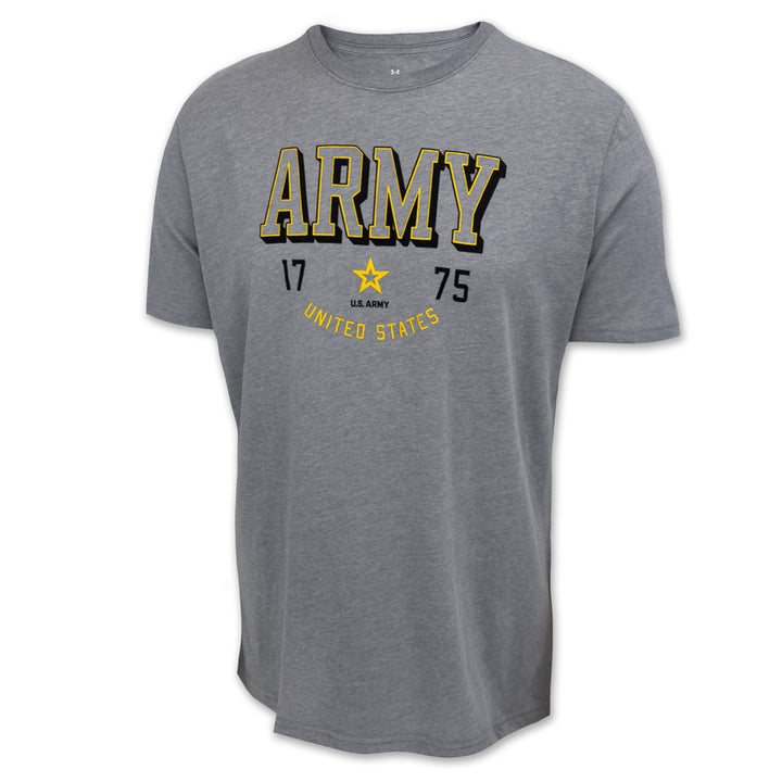 Army Under Armour 1775 Performance Cotton T-Shirt (Grey)