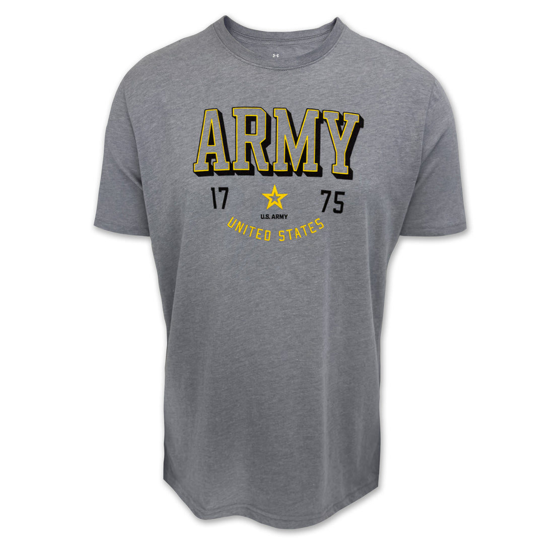 Army Under Armour 1775 Performance Cotton T-Shirt (Grey)