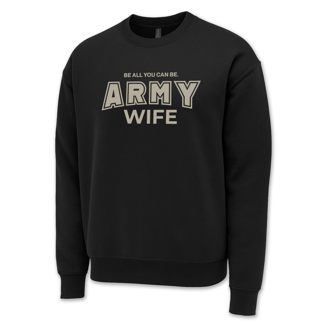 Army Wife Crewneck (Black)