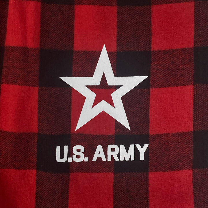 Army Star Holiday Flannel Pants