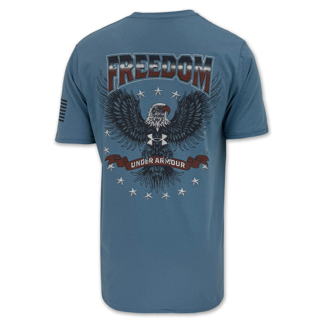 Under Armour Freedom Military Eagle T-Shirt (Blue)