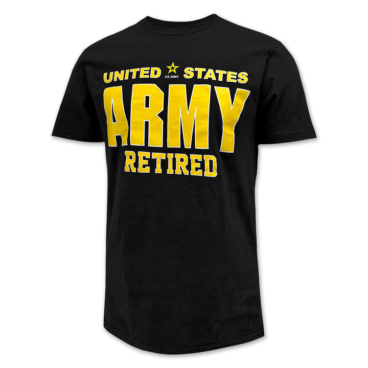 United States Army Retired T-Shirt (Black)