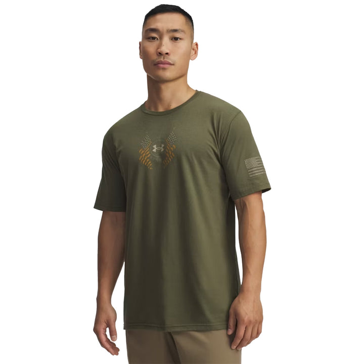 Under Armour Freedom Snake Flag T-Shirt (OD Green)