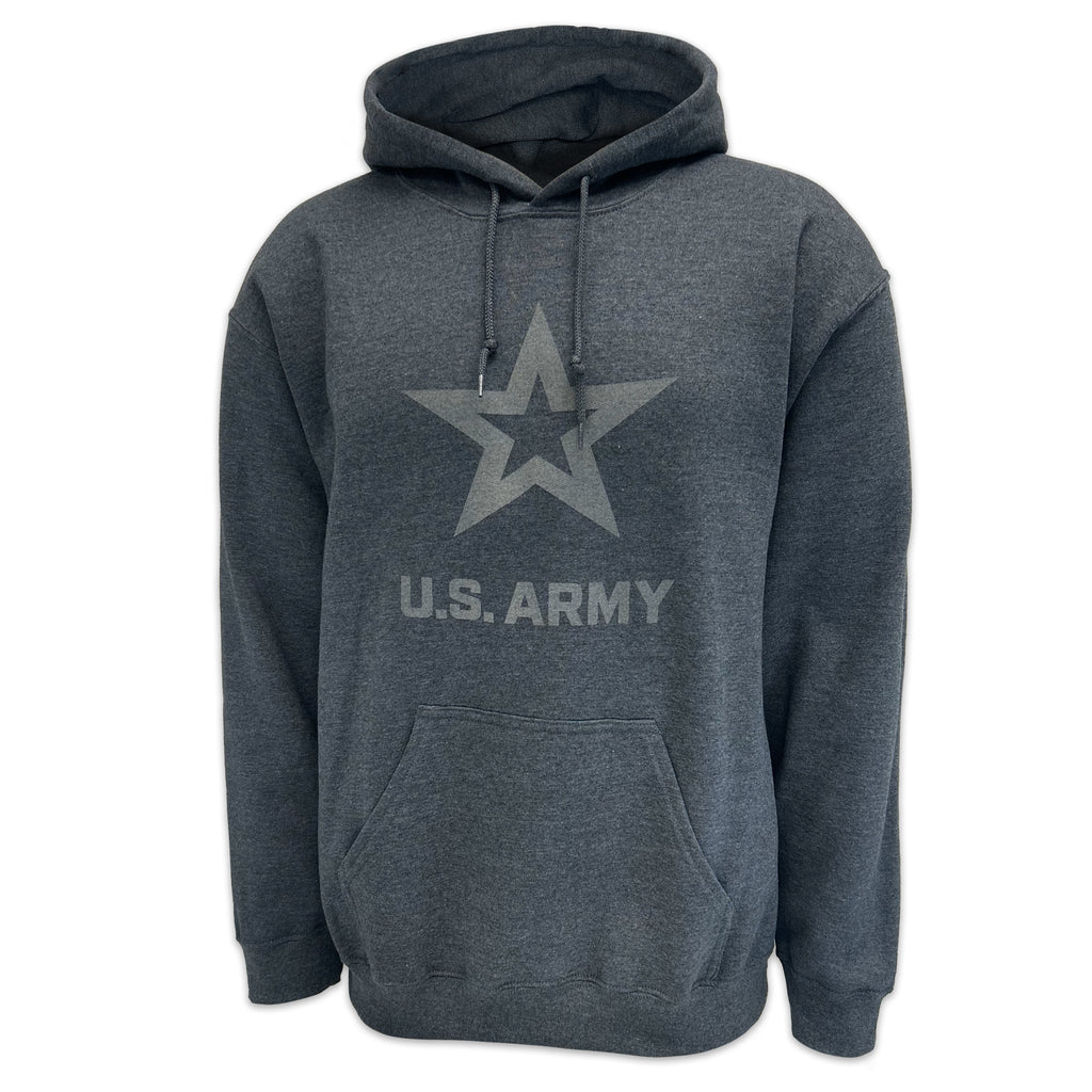 Army Reflective Logo Hood (Charcoal)