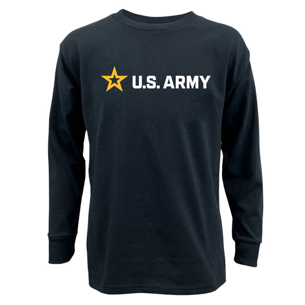 Army Full Chest Youth Long Sleeve T-Shirt