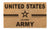 Army Star Stripe Doormat