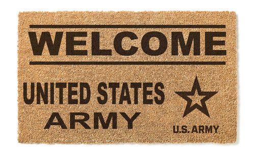 Army Star Welcome Doormat