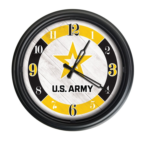 United States Army Indoor/Outdoor LED Wall Clock