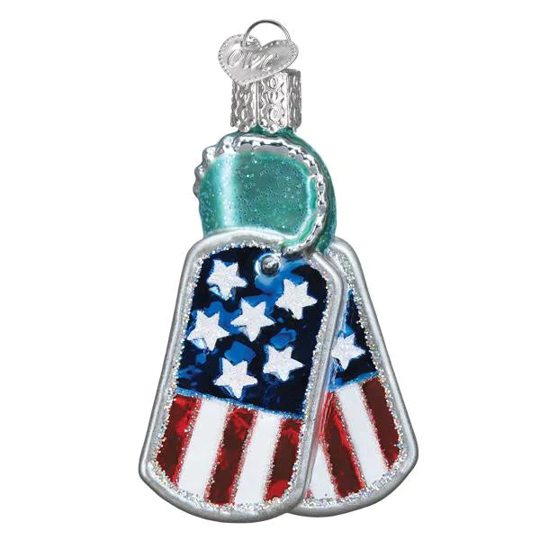 Military Dog Tags Ornament