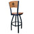 Army Star Swivel Stool with Laser Engraved Back