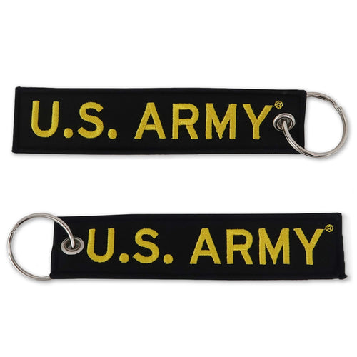 U.S. Army Ribbon Keychain (black)