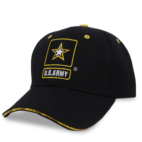Army Star U.S. Army Brim Hat (Black)