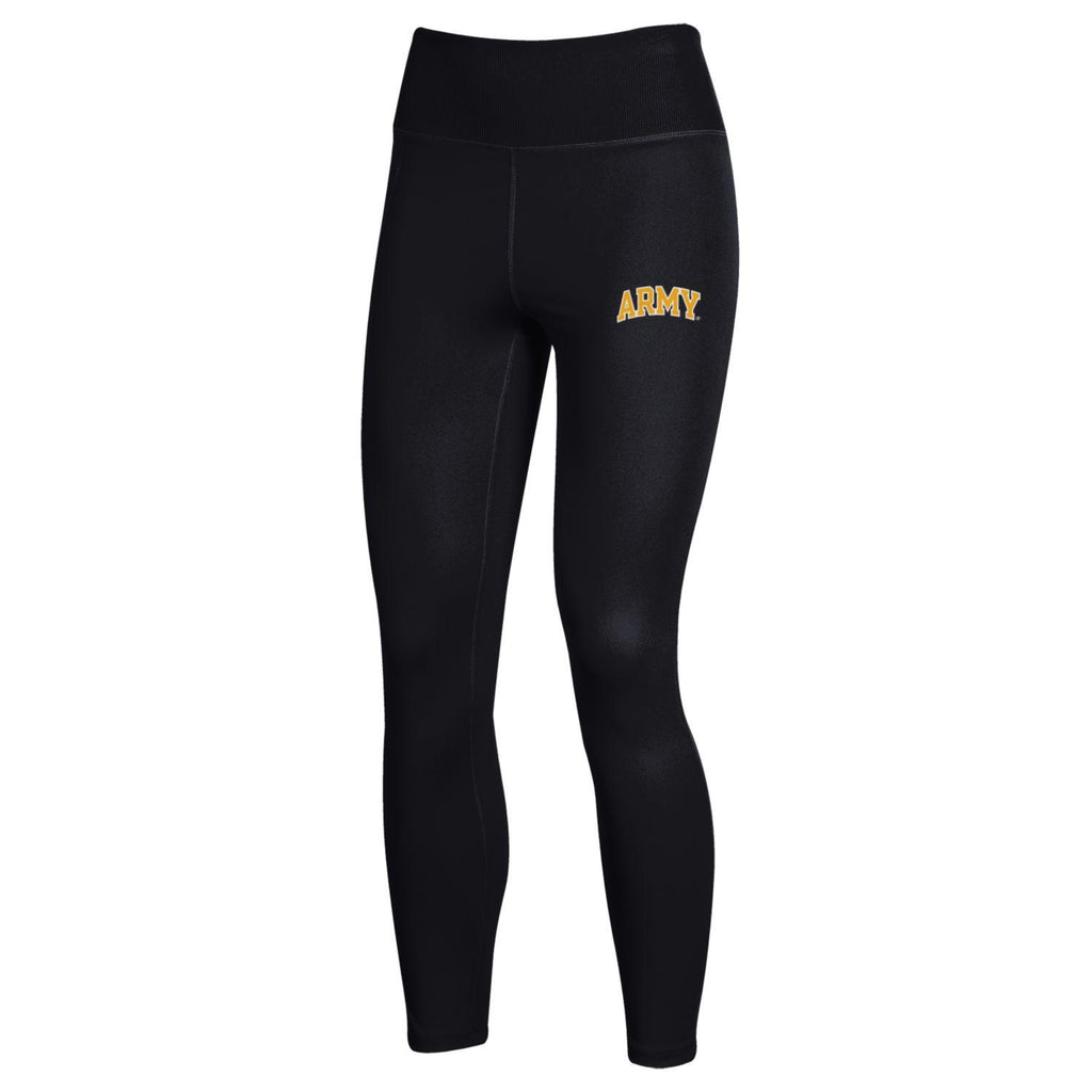 Army Ladies Under Armour High Waisted Leggings (Black)