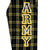 Army 2C Flannel Pants (Black/Gold)