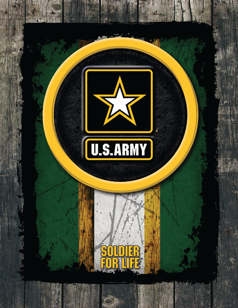 United States Army Distressed Wall Art