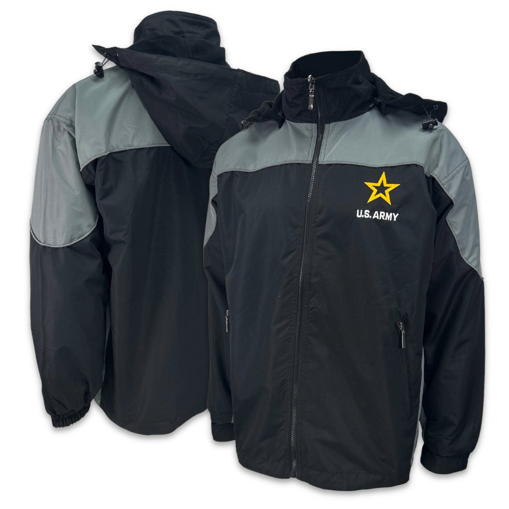 Army Star 2 Tone Jacket (Black/Grey)