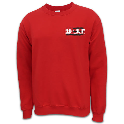 RED Friday Left Chest Crewneck (Red)