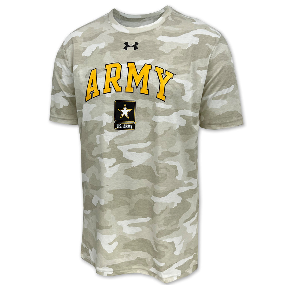Army Under Armour Camo T-Shirt (Sand)
