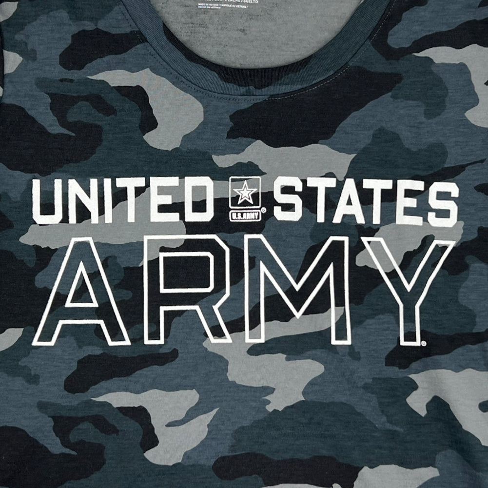 United States Army Ladies Under Armour Cotton Camo T-Shirt