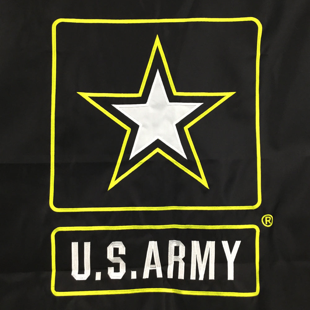 Army Star 2 Sided Embroidered Flag (3'X5')