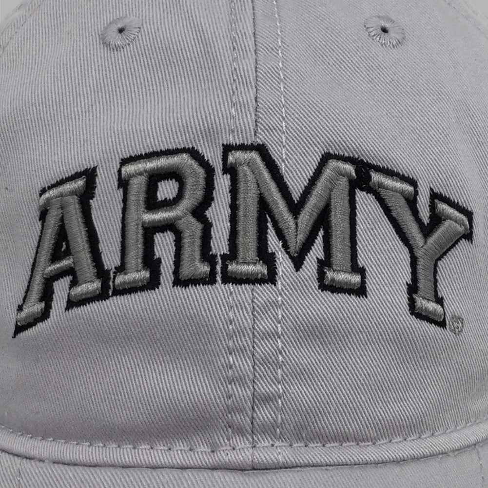 Army Arch Low Profile Hat (Silver)