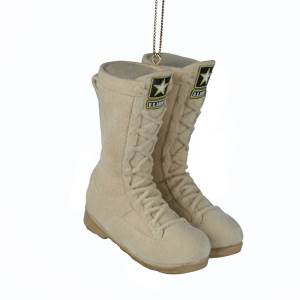Army Combat Boots Ornament