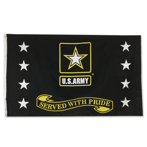 ARMY SERVED WITH PRIDE FLAG (3'X5')