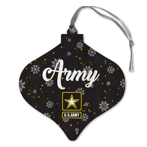 Army Snowflakes Bulb Ornament