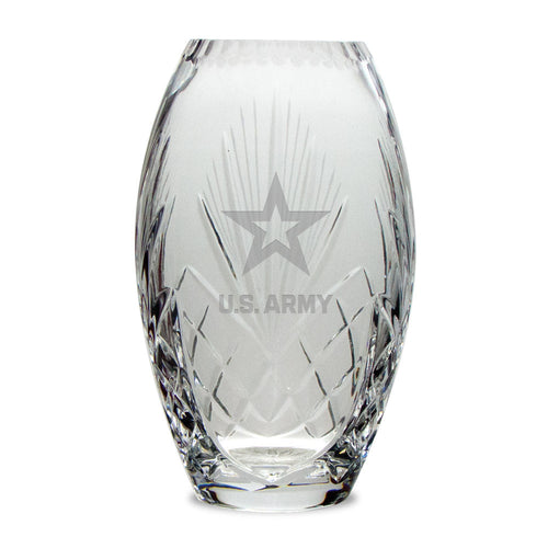 Army Star Full Leaded Crystal Vase